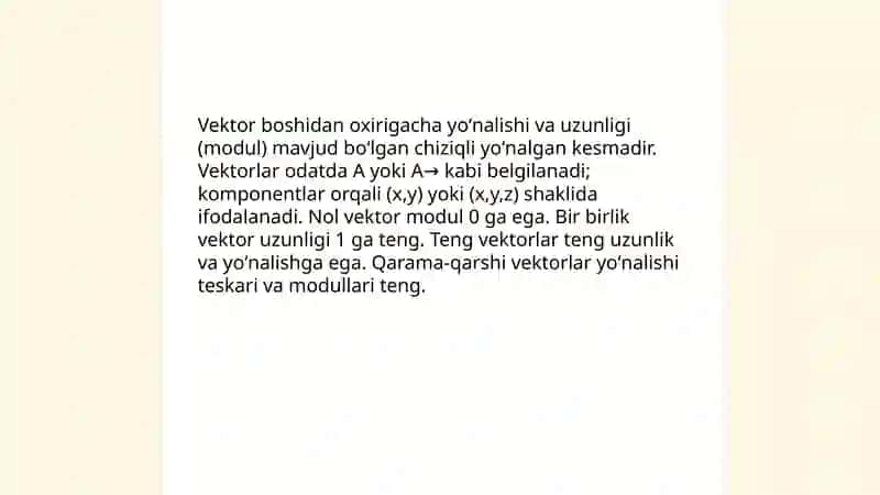 Vektorlarni tashkil etish 3
