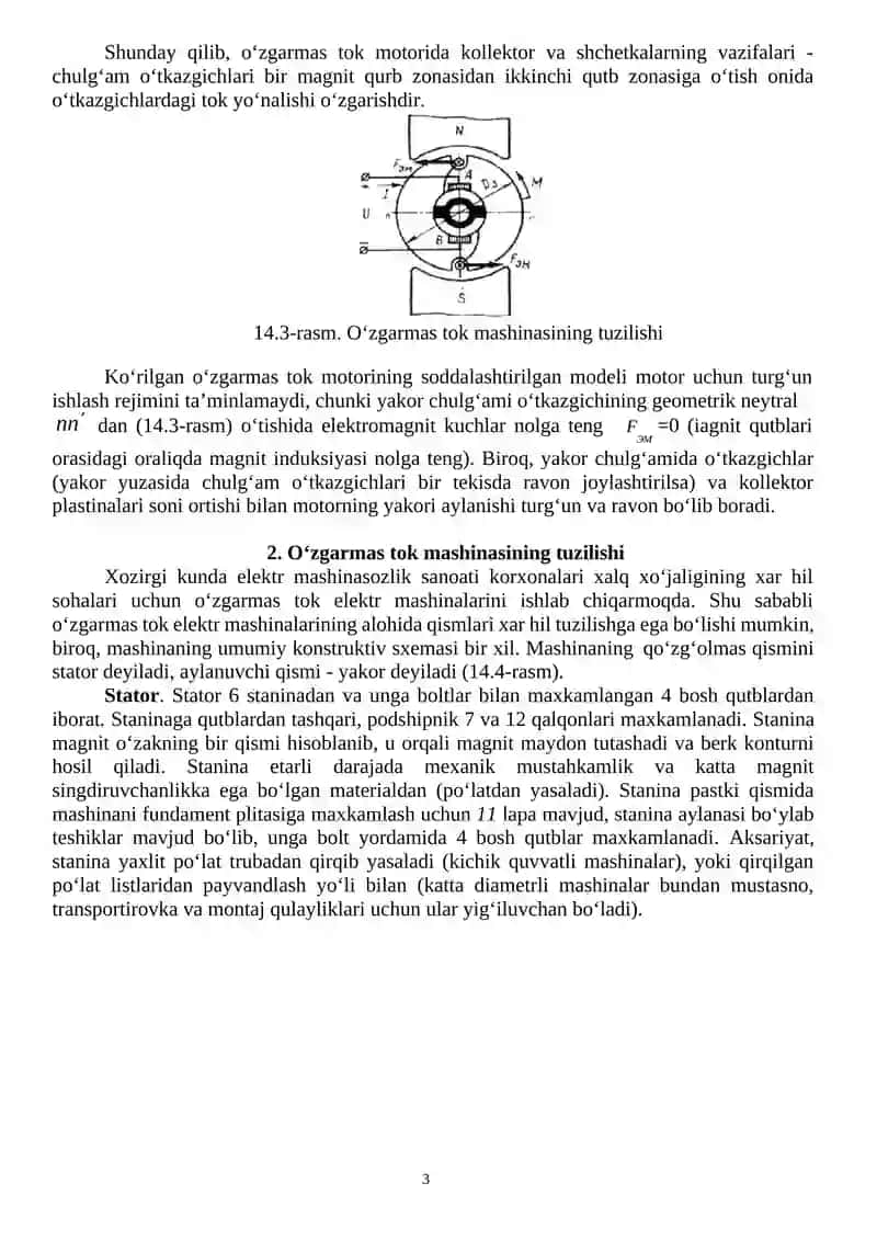 O‘zgarmas tok taxogeneratorlari 3