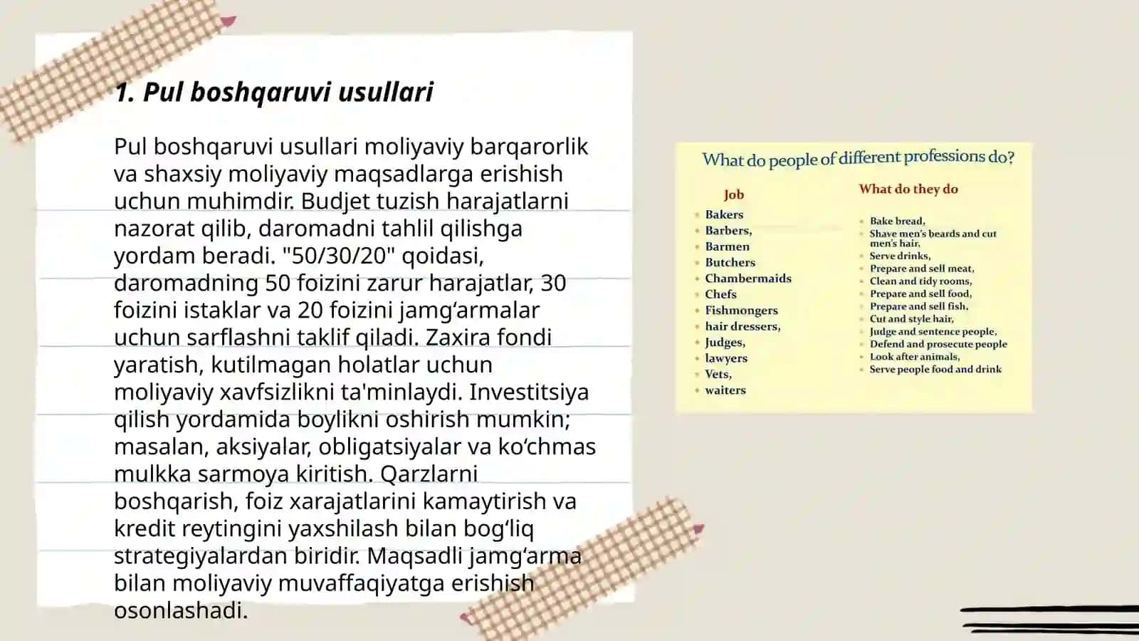 Pul boshqaruvi usullari 3