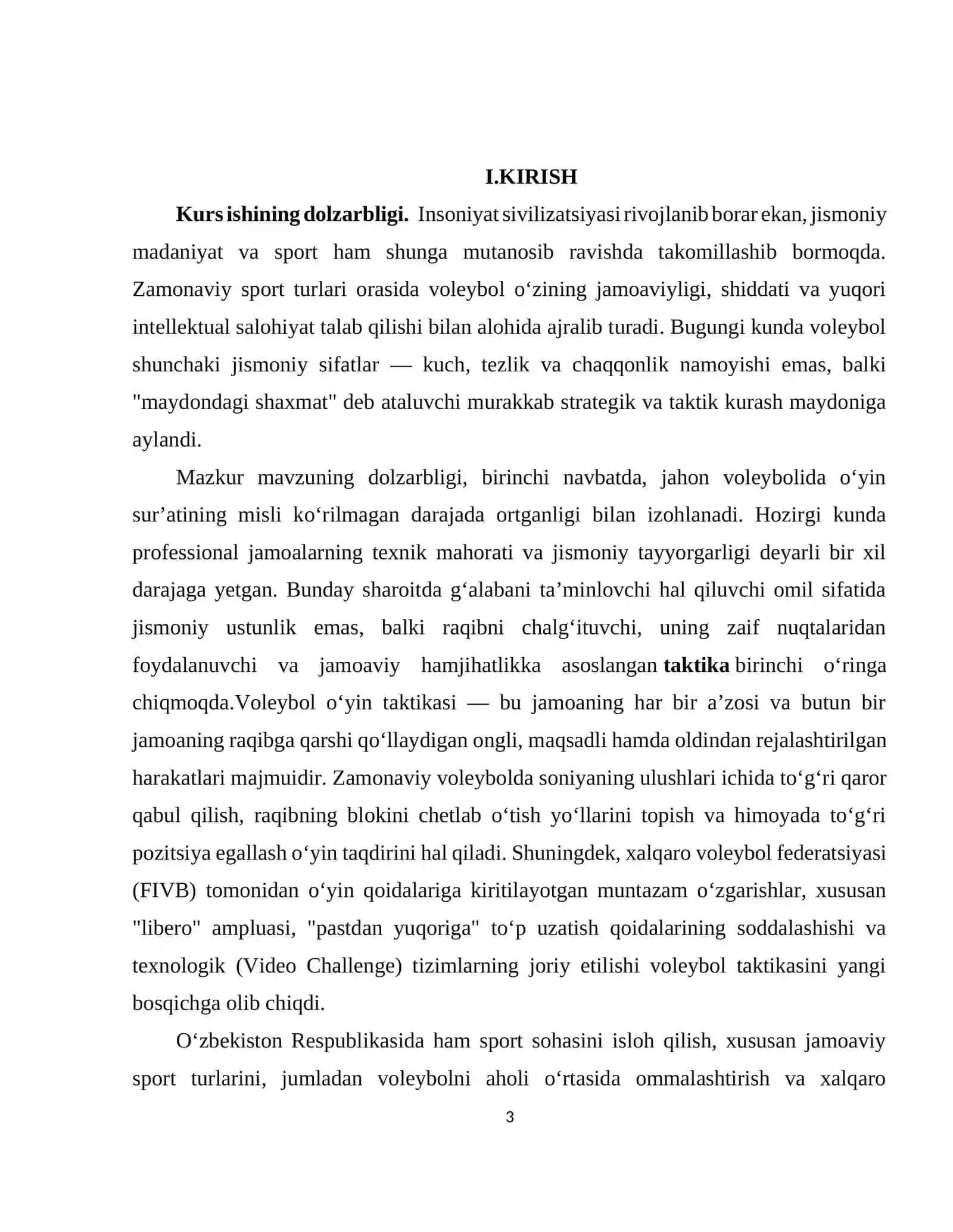 VOLEYBOL O'YIN TAKTIKASI ASOSLARI 3