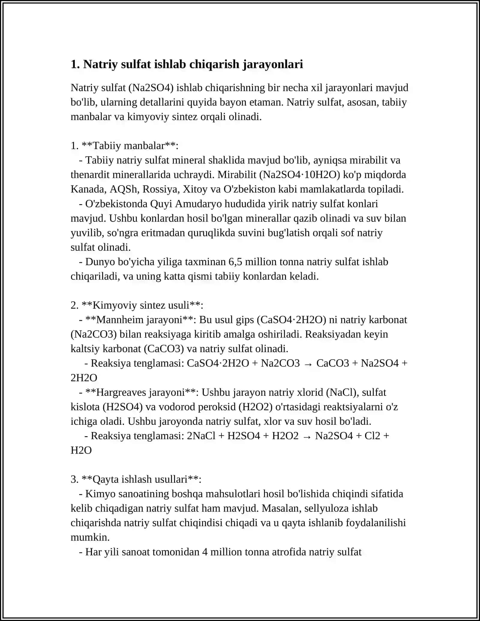 NATRIY SULFAT ISHLAB CHIQARISH MAVZUSIDA 3