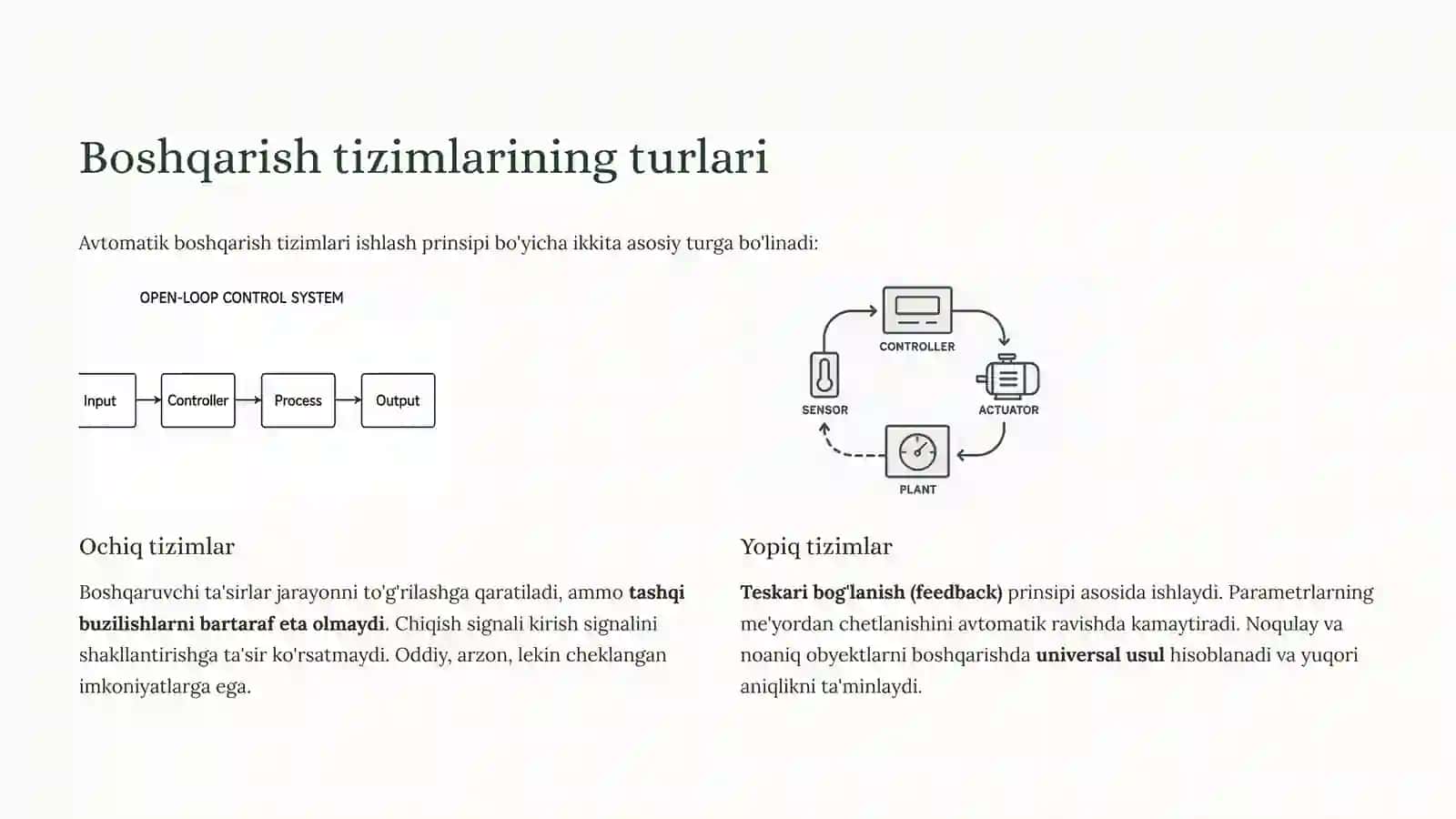 Avtomatik boshqarish nazariyasida integralbaholash usullari 3