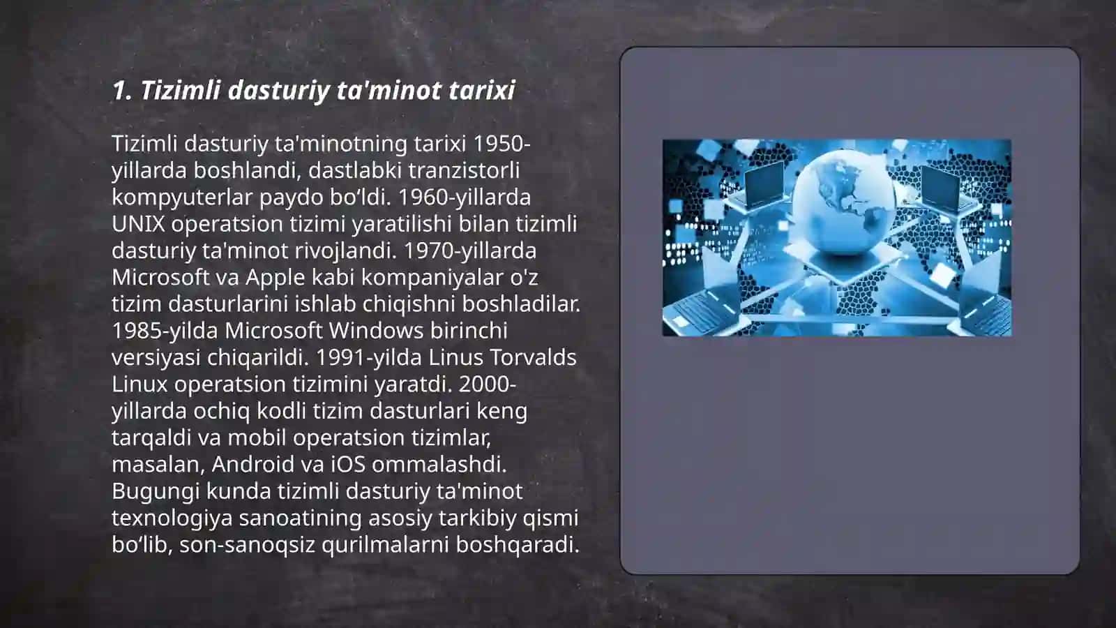 Tizimli dasturiy ta'minot 3