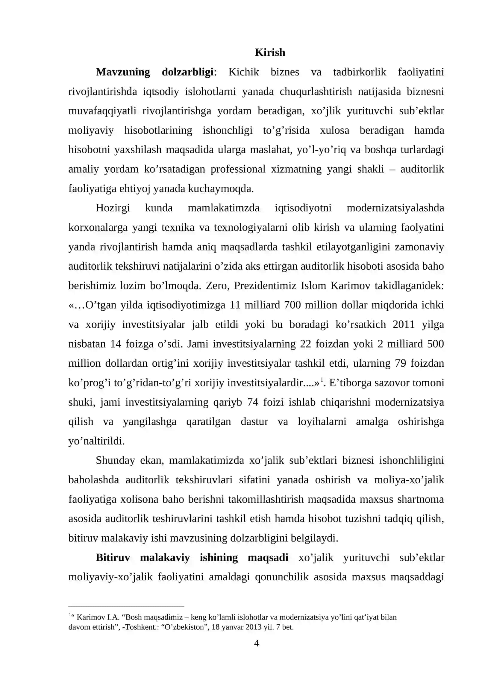 Maxsus maqsaddagi audit shartnomasi bo’yicha auditorlik hisobotini tuzish tartibi 3