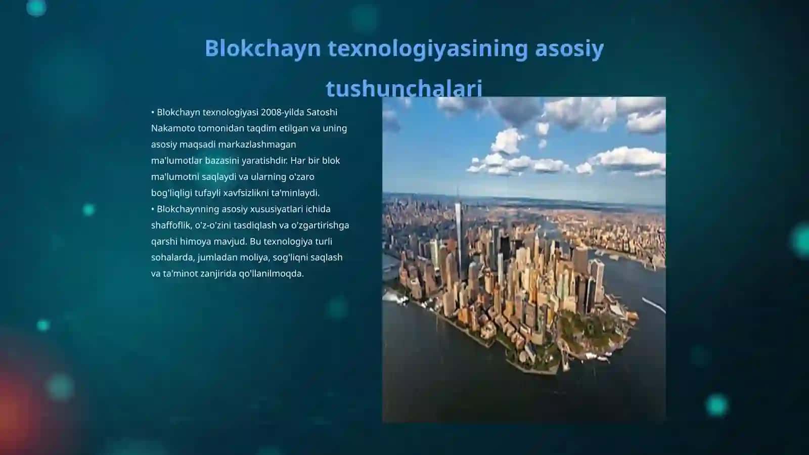 Blokchayn texnologiyasi va undan iqtisodiy sohalarda foydalanish imkoniyati 3