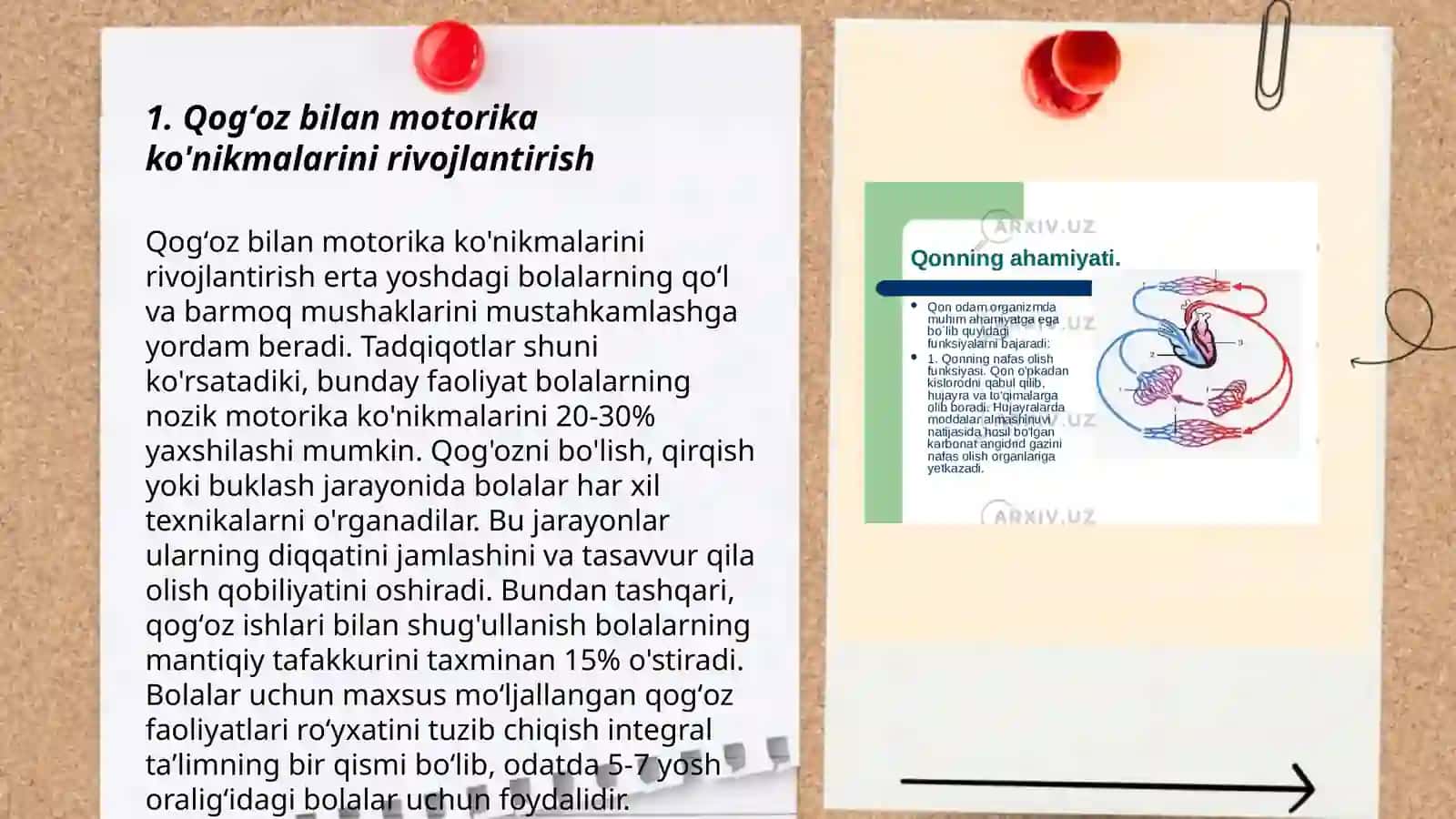 Qogʻoz va karton bilan ishlashning korreksion ahamiyati 3