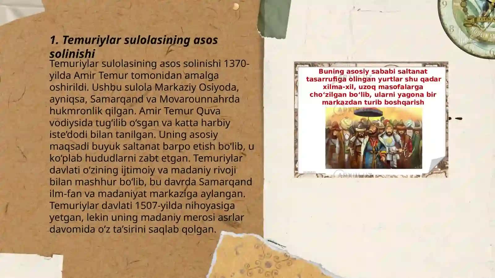 Temuriylar saltanati inqirozi 3