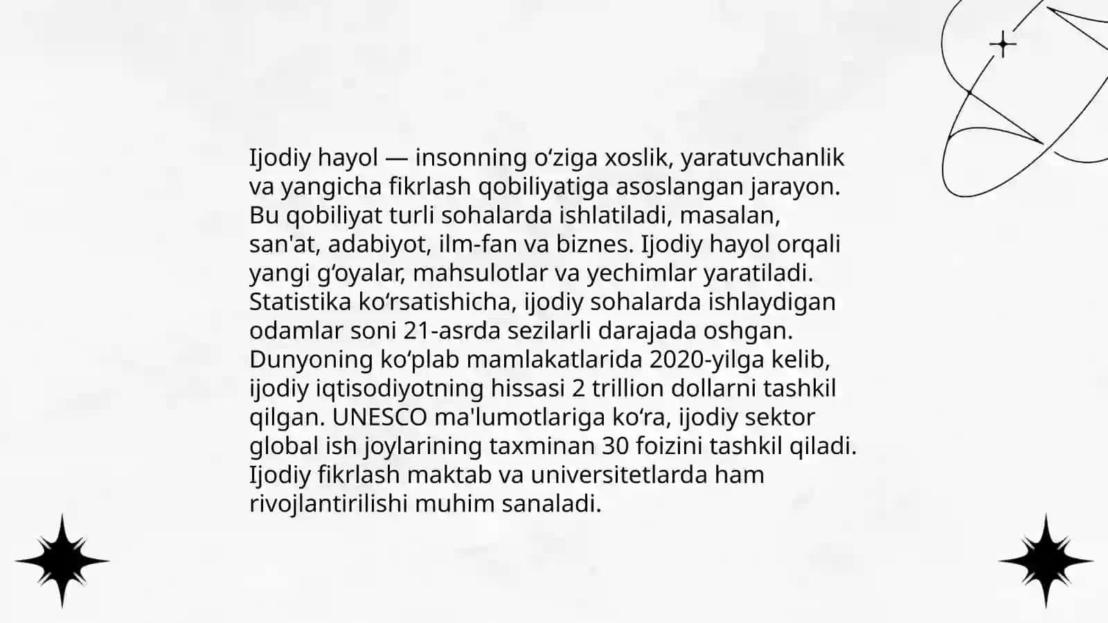 Ijodiy Hayol 3