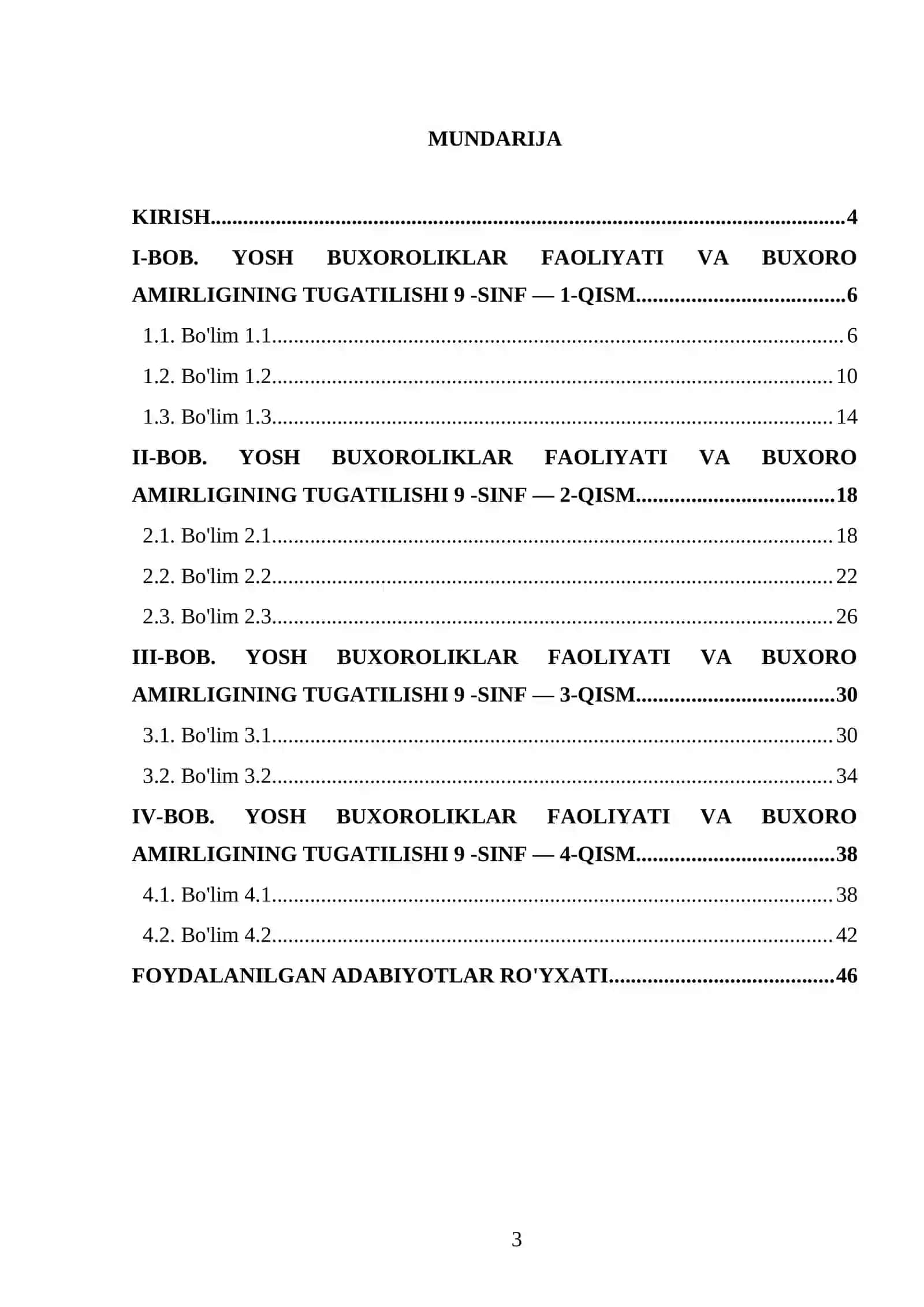 YOSH BUXOROLIKLAR FAOLIYATI VA BUXORO AMIRLIGINING TUGATILISHI 9 -SINF 3