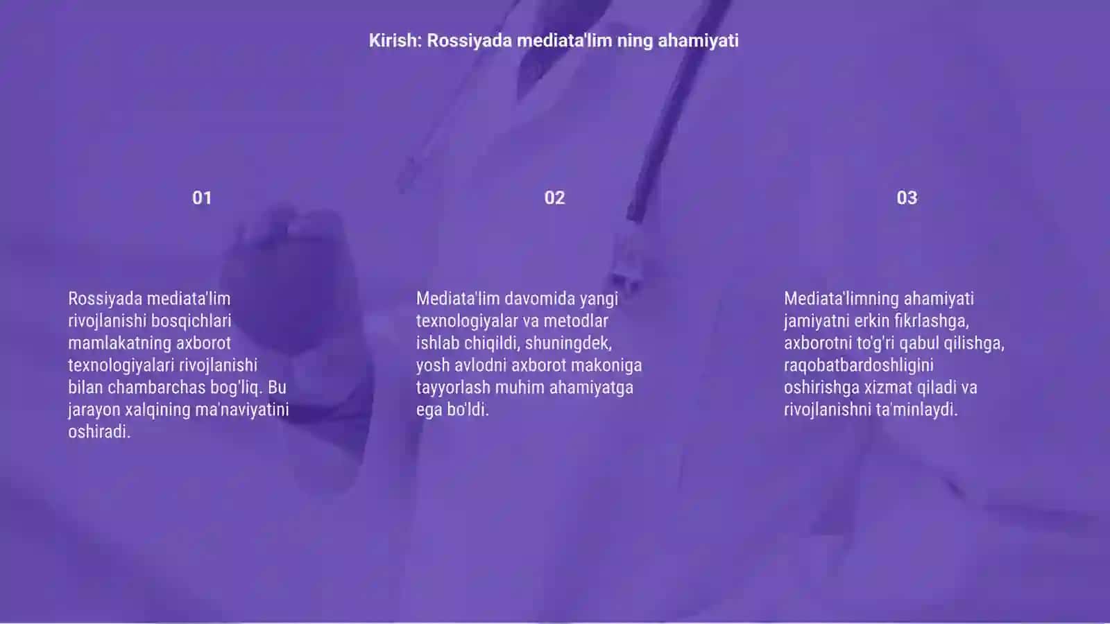Rossiyada mediata'lim rivojlanishi bosqichlari 3