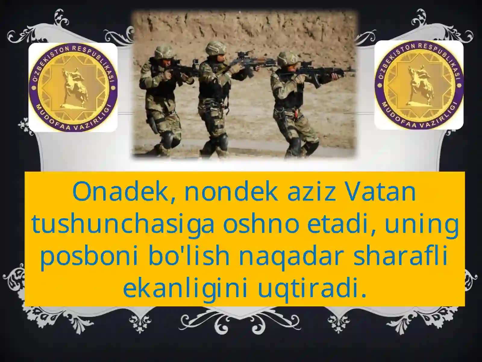 O’zbekiston Respublikasi Qurolli Kuchlarining Jangozar An’analari 3