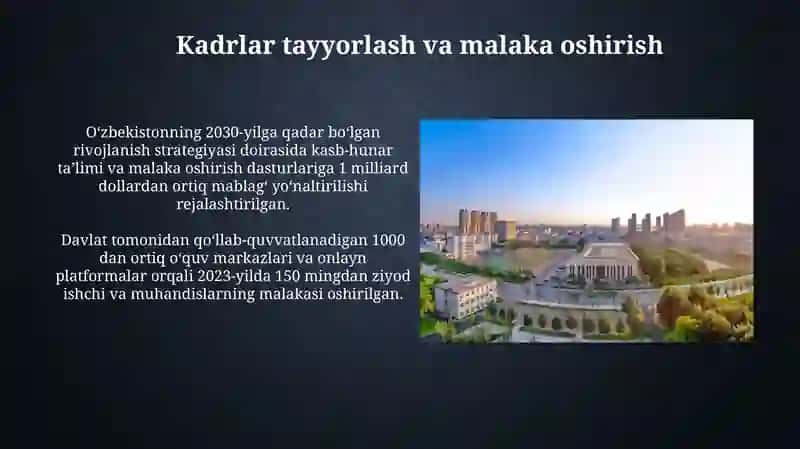 O‘zbekistonda sanoat rivojlanishi va istiqbollari 3
