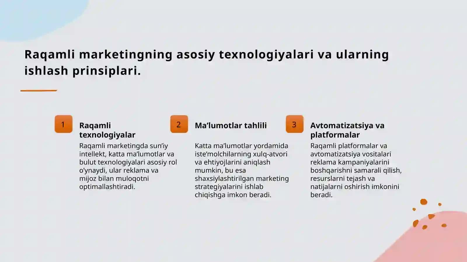 Raqamli marketing va texnologiyalar 3