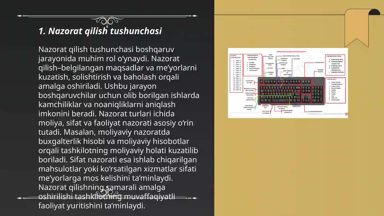Nazorat qilish funksiyasi 3
