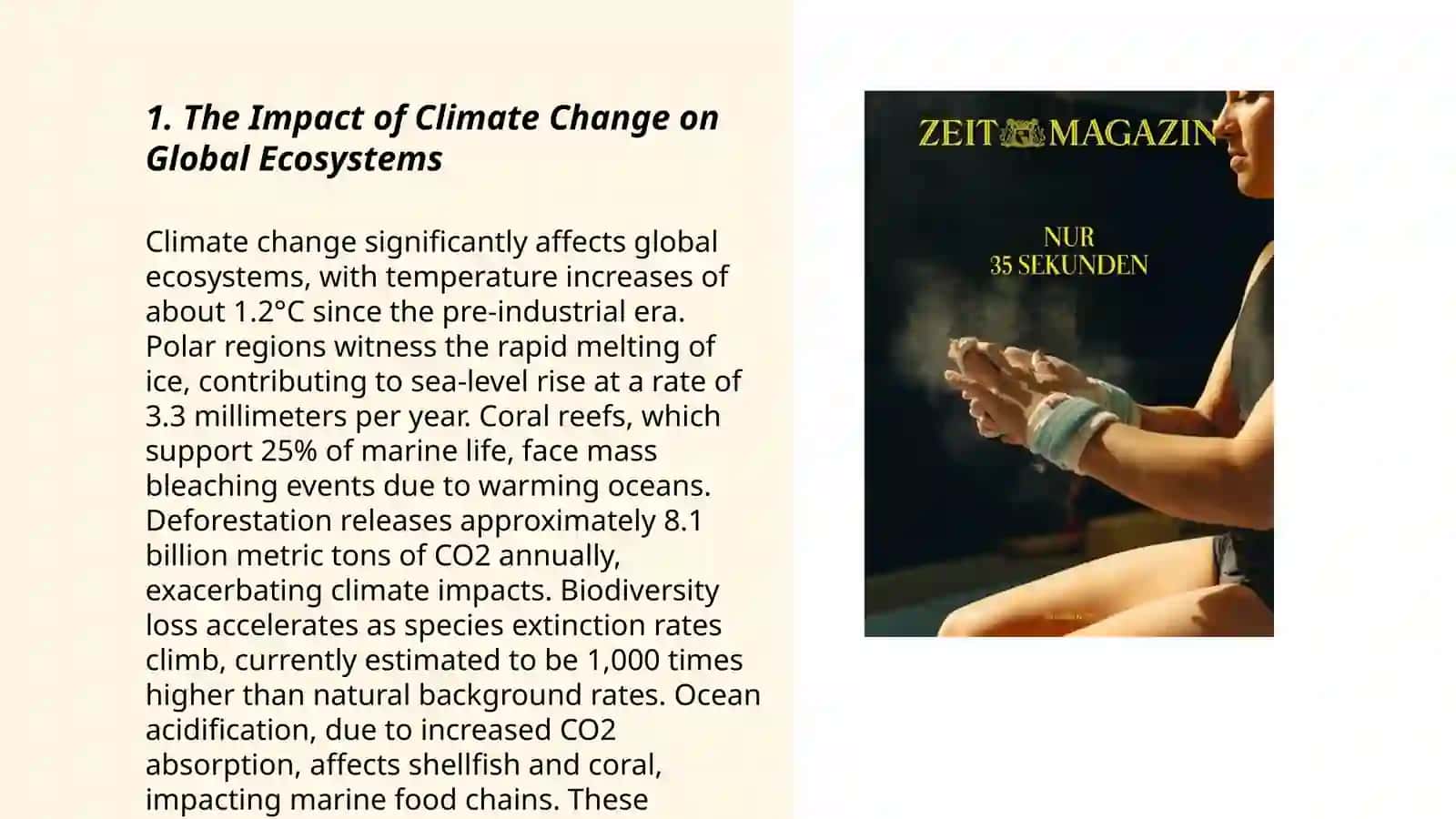 Climate change 3