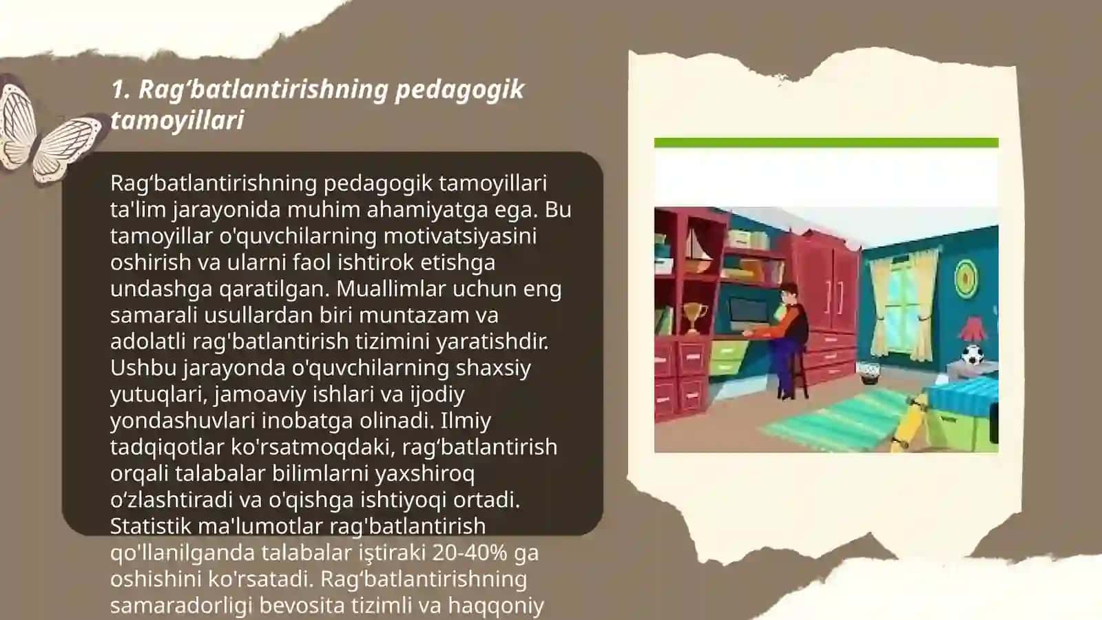 Tarbiyada ragʻbatlantirish va jazolash 3