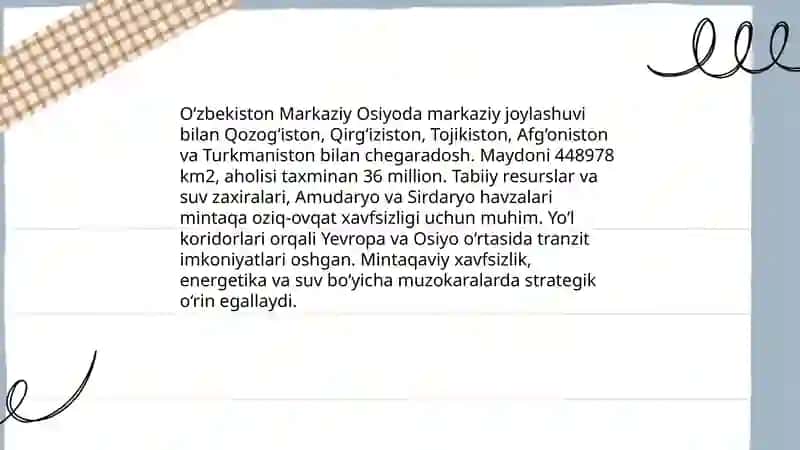 O‘zbekistonning geosiyosiy holati 3