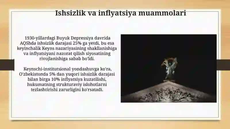 Makroiqtisodiy dinamikaga Keyns-institutsional yondashuvi 3