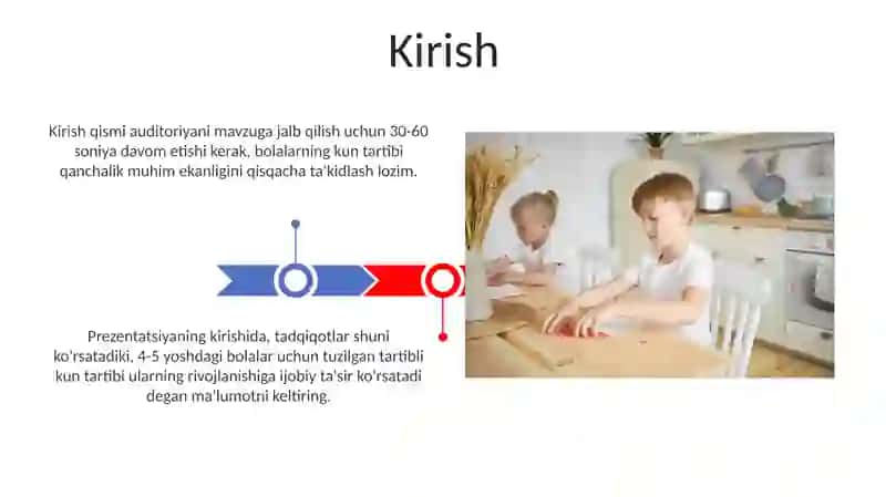 MTTda ilk yoshdagi bolalar kun tartibi 3