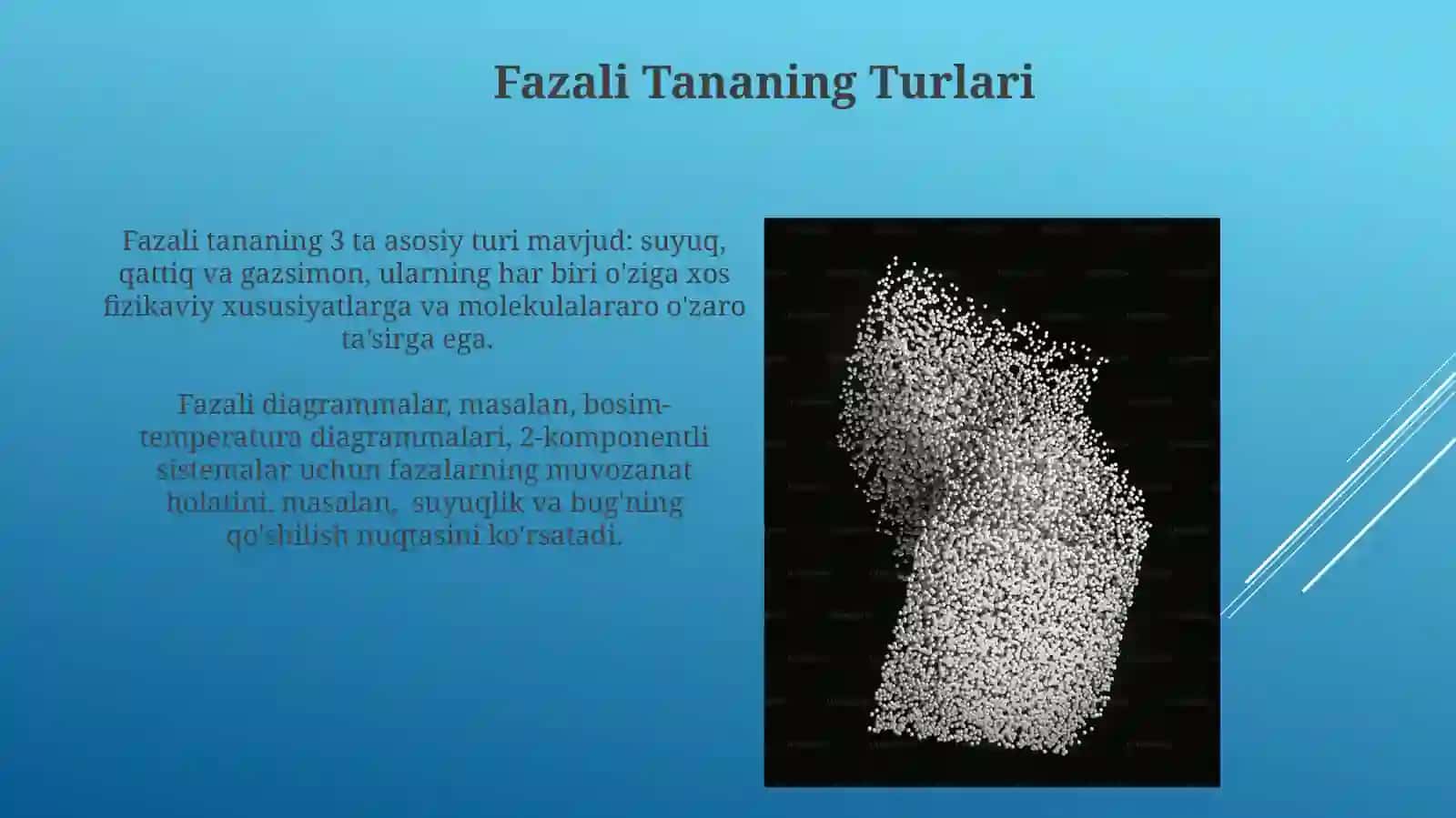 Fazoviy jismlarni yoyilmasi 3