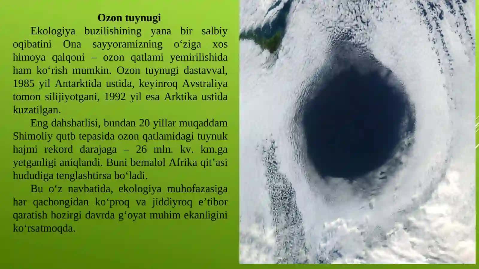 Global ekologik muammolar 3