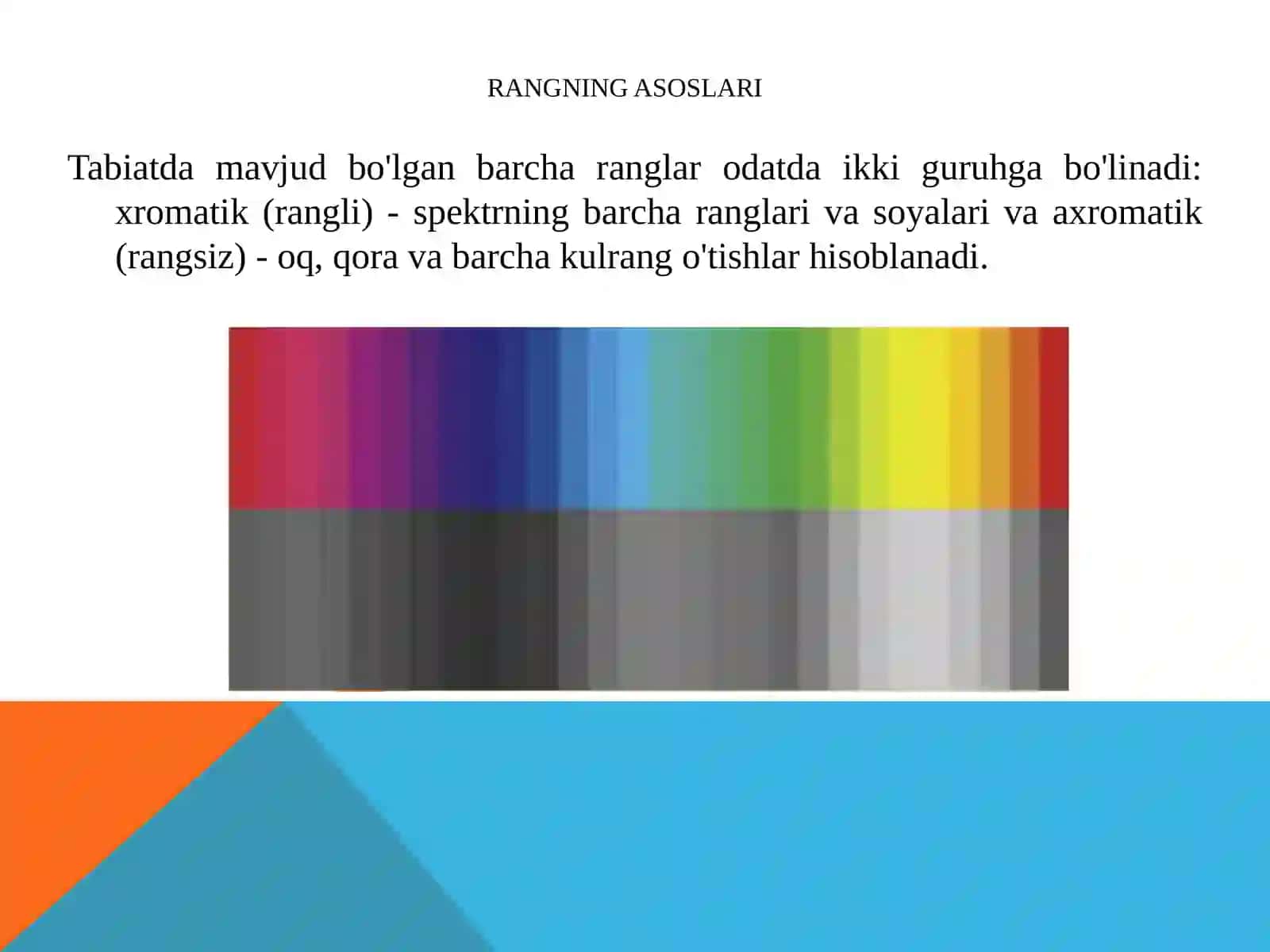 Rang. Rang fanining asoslari 3