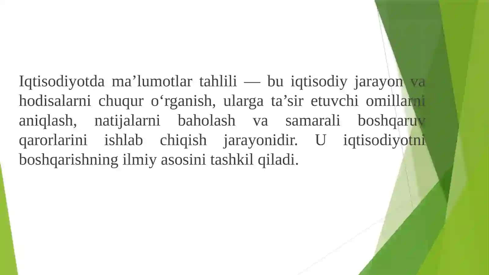 Iqtisodiyotda ma’lumotlar tahlili fani 3