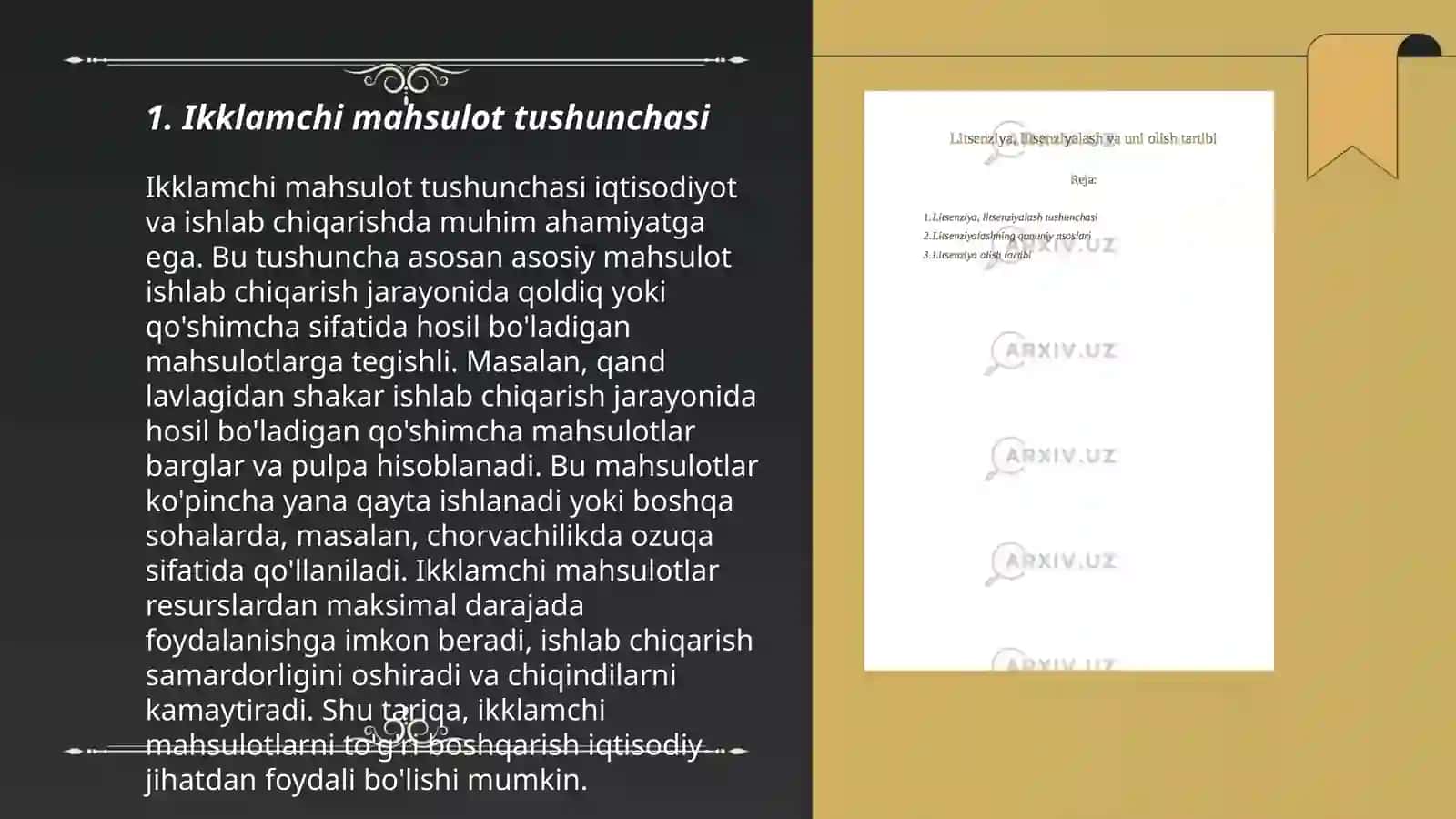 Ikklamchi mahsulotni sotishdan olingan yalpi daromad ko'rsatkichi va uni aniqlash tartibi 3