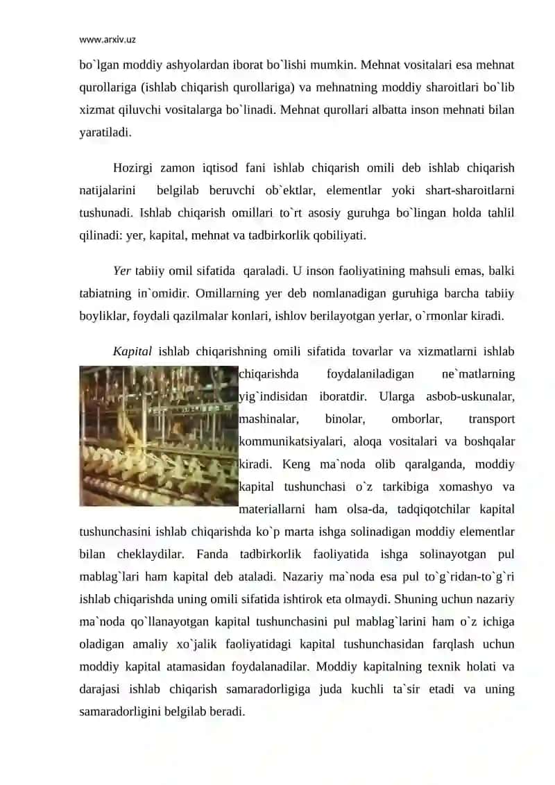 Ishlab chiqarish 3