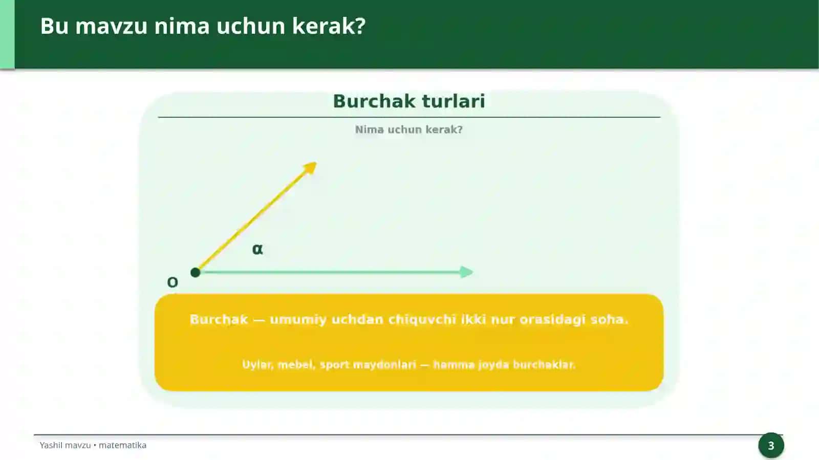 Burchak turlari 3