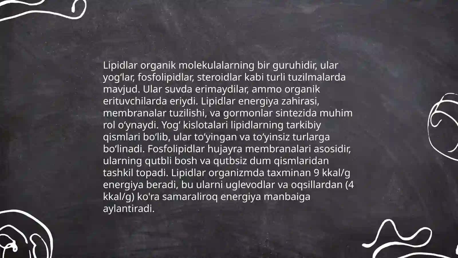 Lipidlar asosida sirt faol modda olish 3