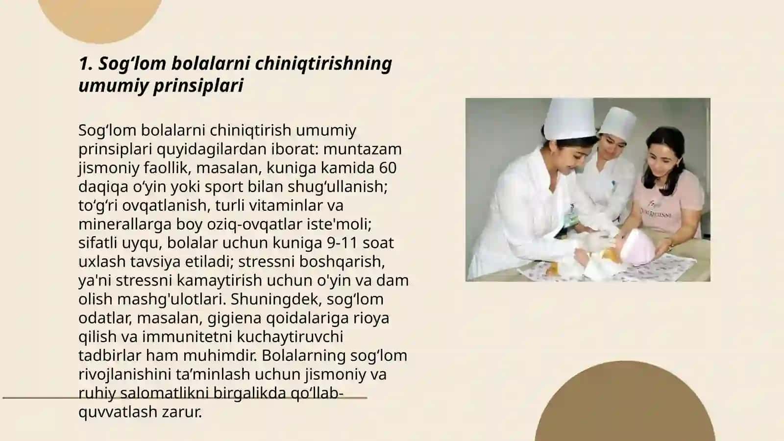 Sogʻlom bolalarni chiniqtirish usullari 3
