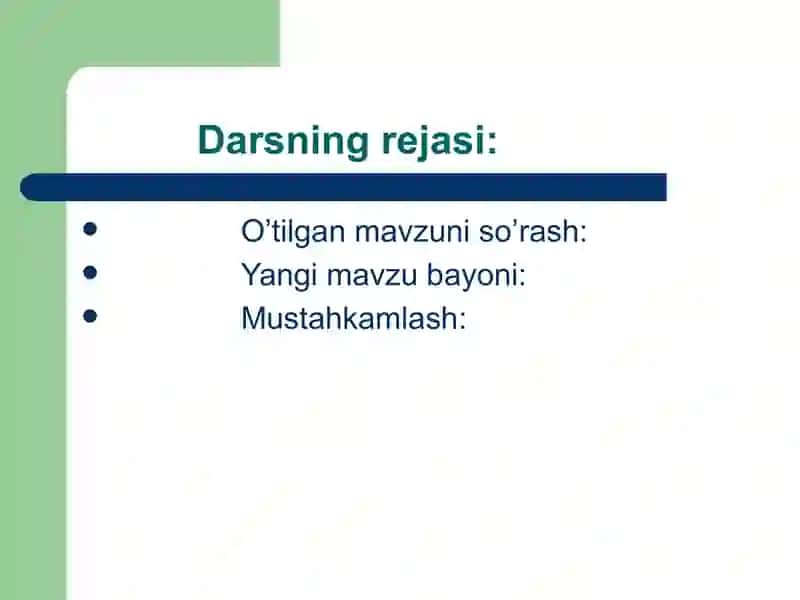Fe’l so’z turkumi 3