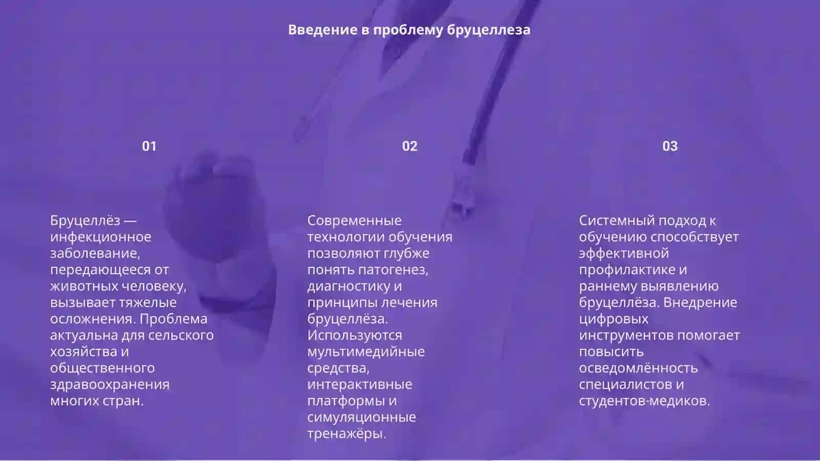 Применение современных технологий в обучении темы: выявление, лечение и профилактика бруцеллеза 3