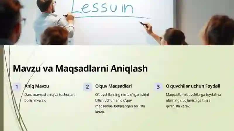 Adabiyot Darslarini Kuzatish va Tahlil Qilish 3