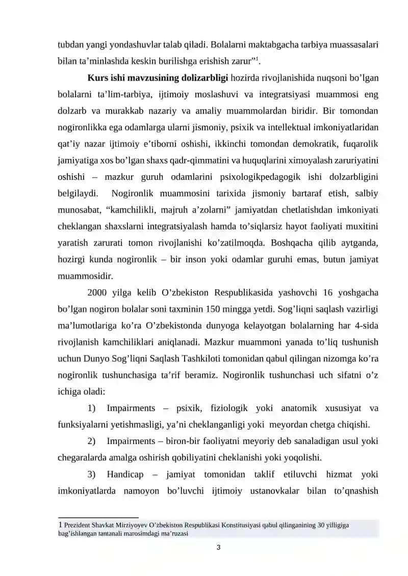 Nogiron bolalarni rivojlanishini o'ziga xosligi 3
