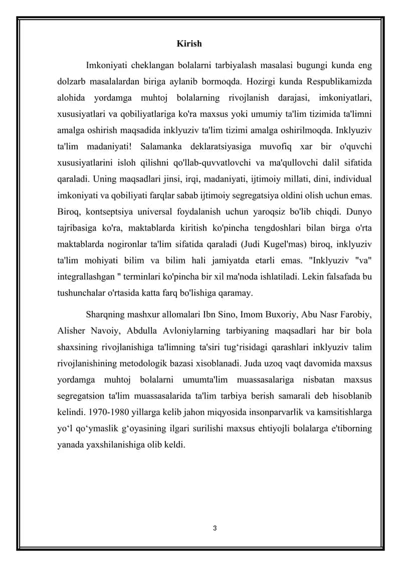 Inklyuziv taʼlim sharoitida imkoniyati cheklangan bolalarga inklyuziv taʼlimni tizimida korreksion-pedagogik ishlar 3