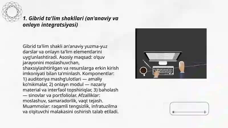 Zamonaviy o‘qitish shakllari va uslublari 3