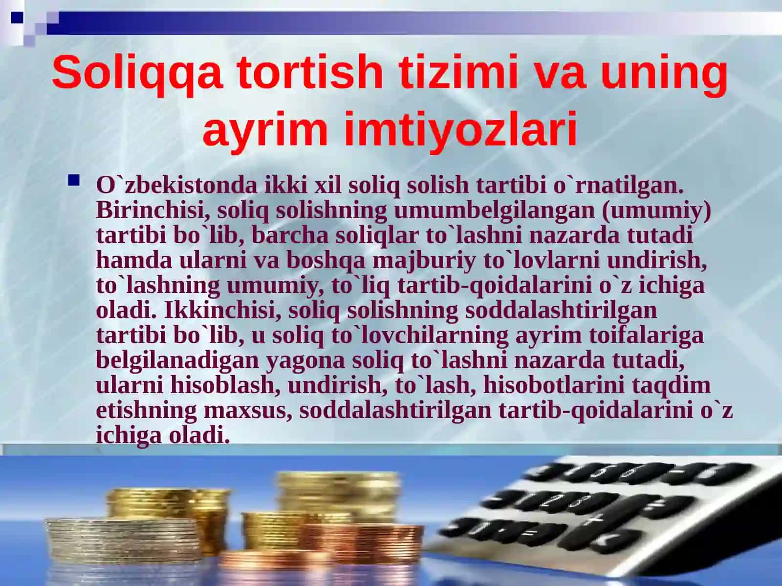 Umumdavlat soliqlarning amal qilish mexanizmi 3