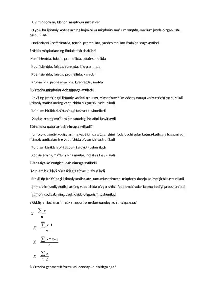 Statistika qanday fan? 3