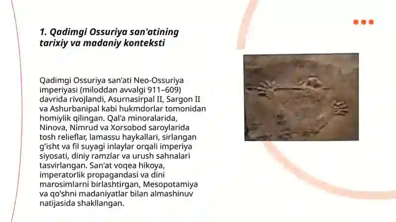 Qadimgi Ossuriya san'ati 3