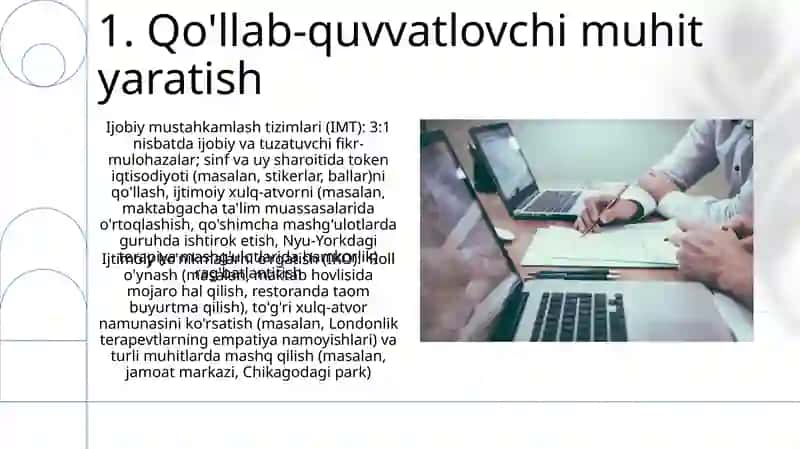 Ijtimoiylashtirishda xulqi ogʻishgan bolalar bilan ish olib borish metodlari 3