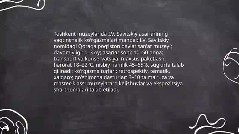I.V.Savitskiy nomidagi Qoraqalpogʻiston davlat sanʼat muzeyi 3