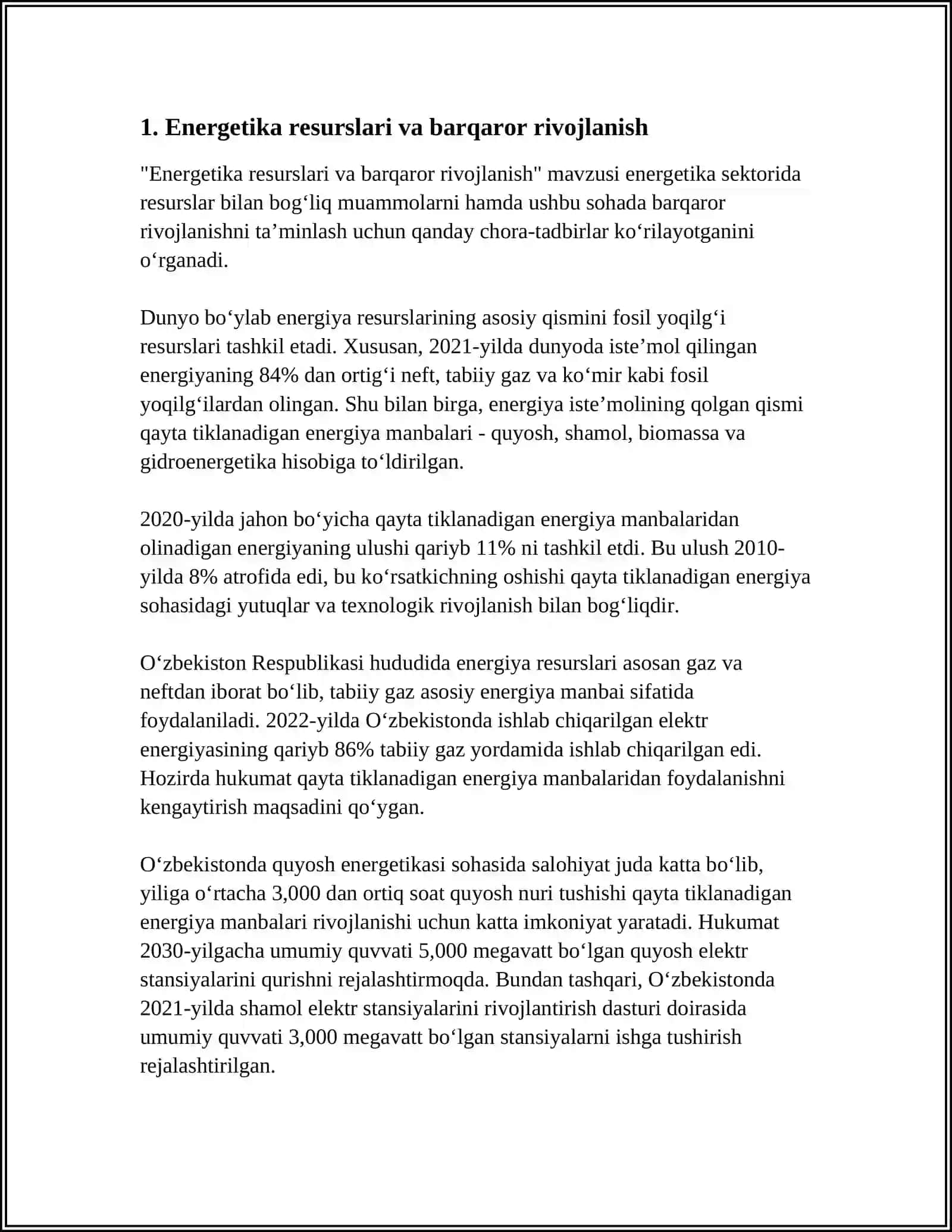 JAHONNING GLOBAL IQTISODIY MUAMMOLARI 3