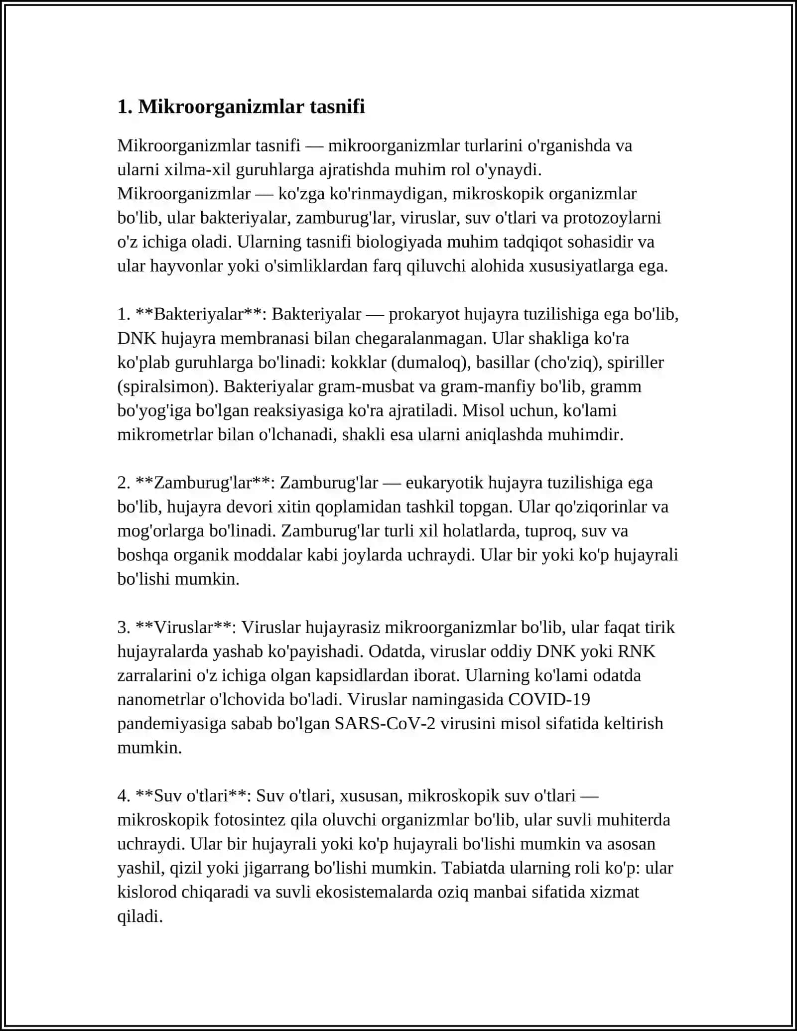 MIKROORGANIZMLAR SISTEMATIKASI 3