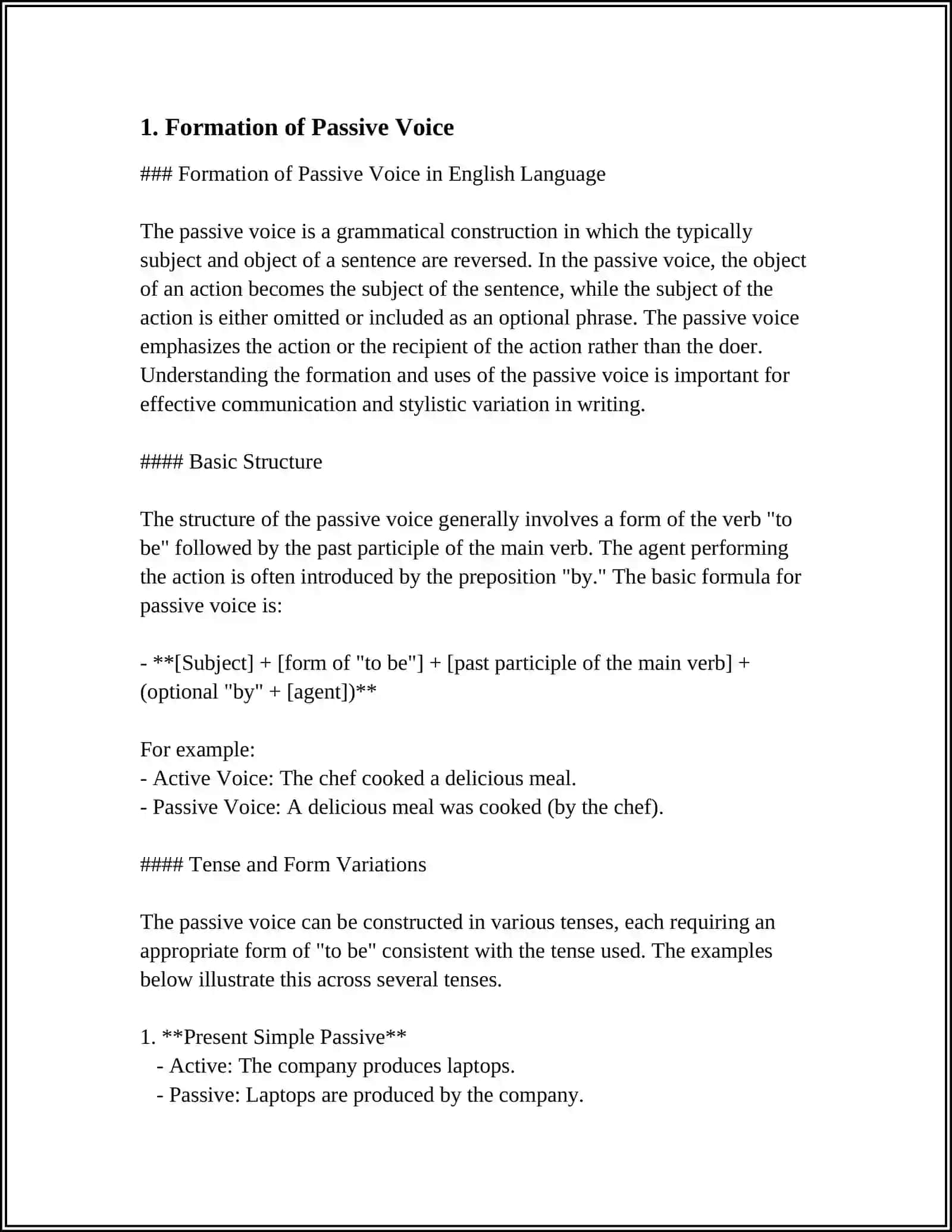 PASSIVE VOICE 3