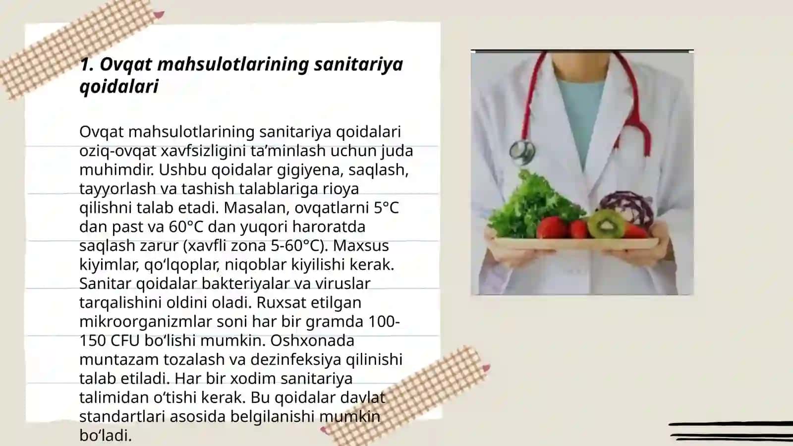 Ovqat mahsulotlari sifatini gigiyenik baholash 3