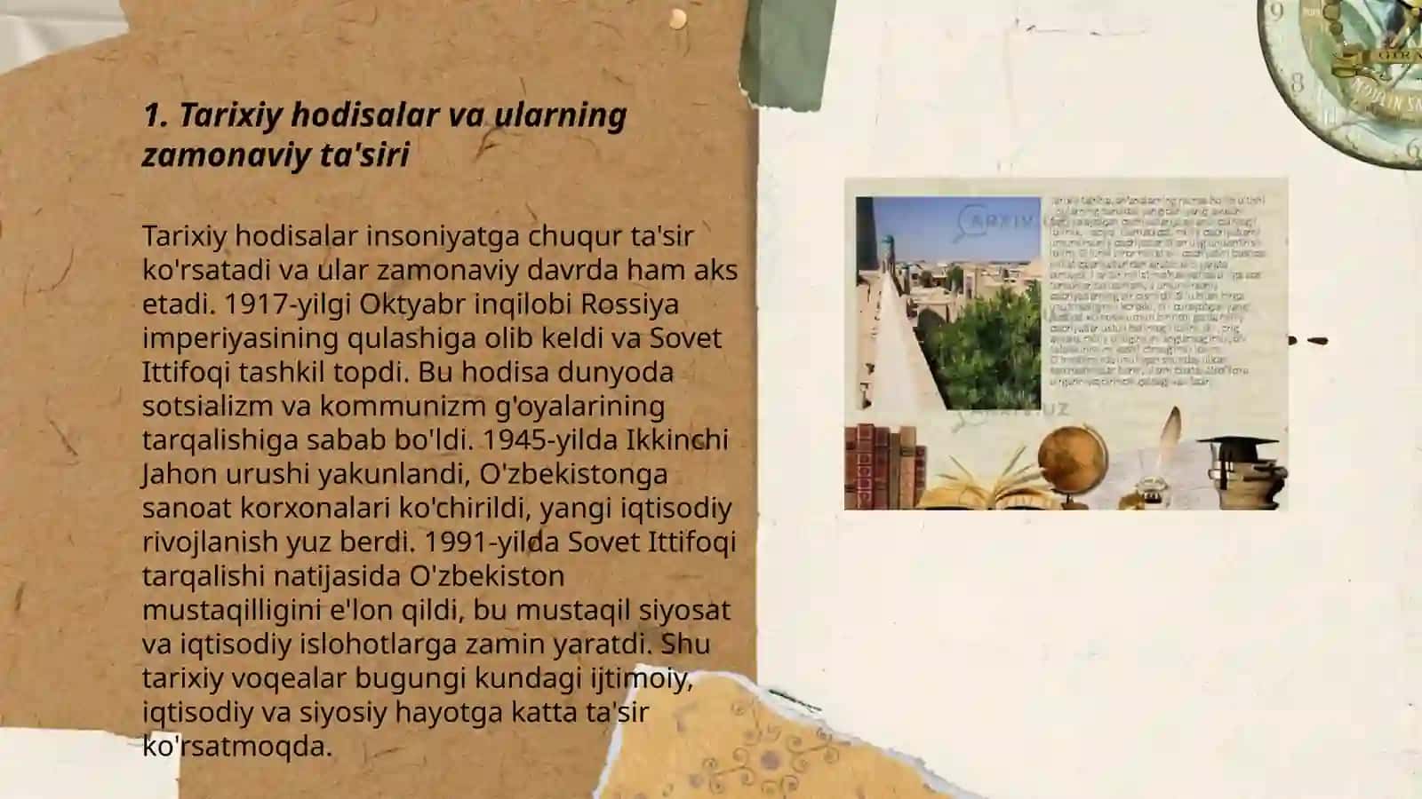 Tarix va zamonamiz 3