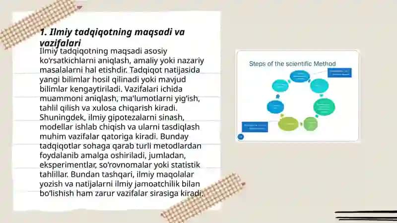 Ilmiy tadqiqotchilik ishining rejalashtirilishi 3