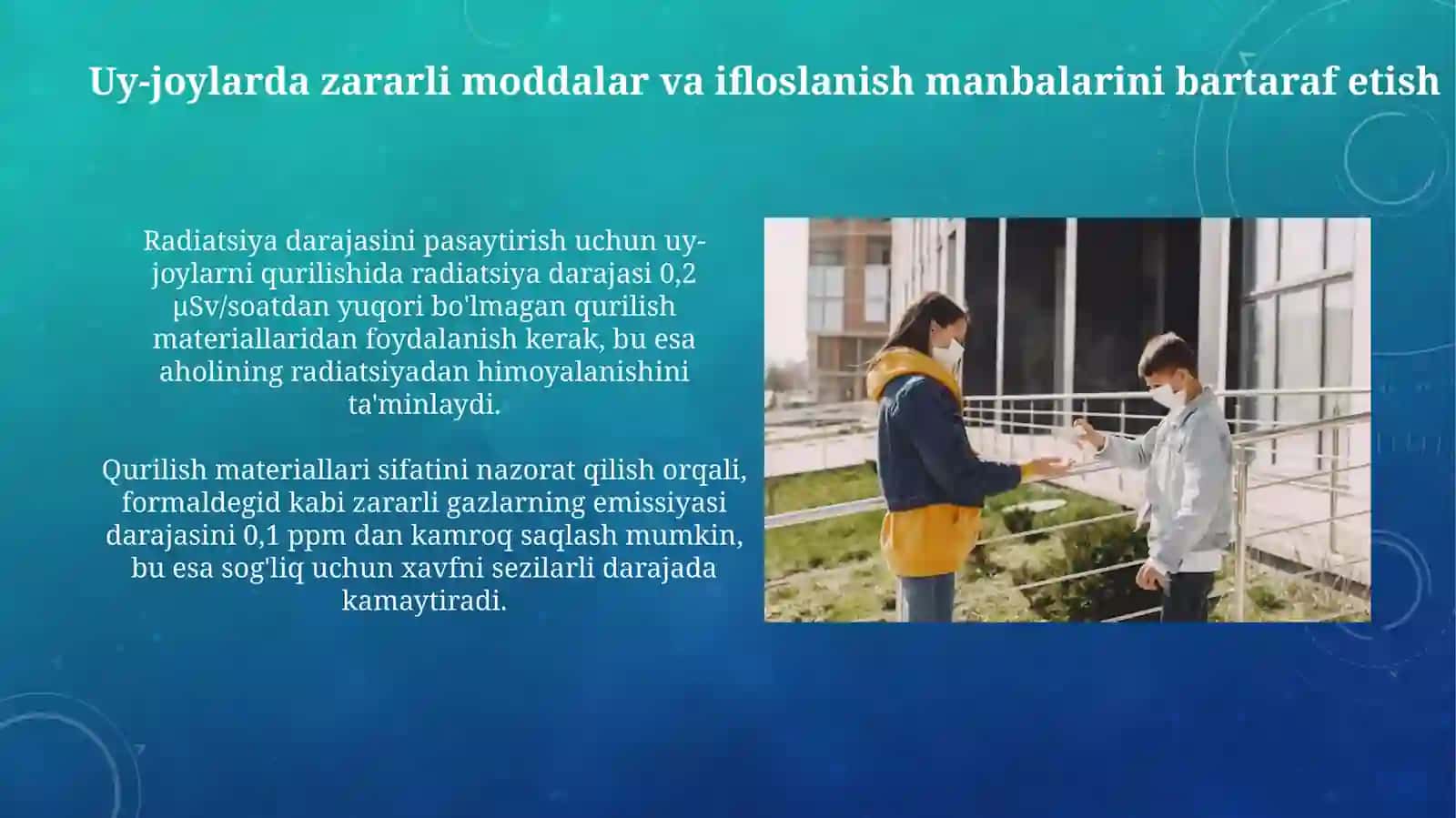 Zamonaviy turar joy va shaharlardagi yashash mavzelariga bo'lgan gigiyenik talablar 3
